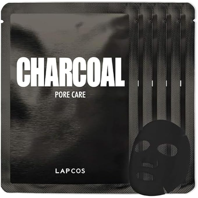 LAPCOS MASK CHARCOAL 5 PIECE PACK - Image 1